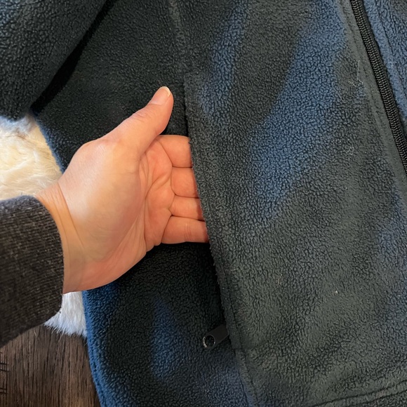 Womens Blue Columbia Fleece Full Zip Jacket Size Medium - Picture 6 of 8